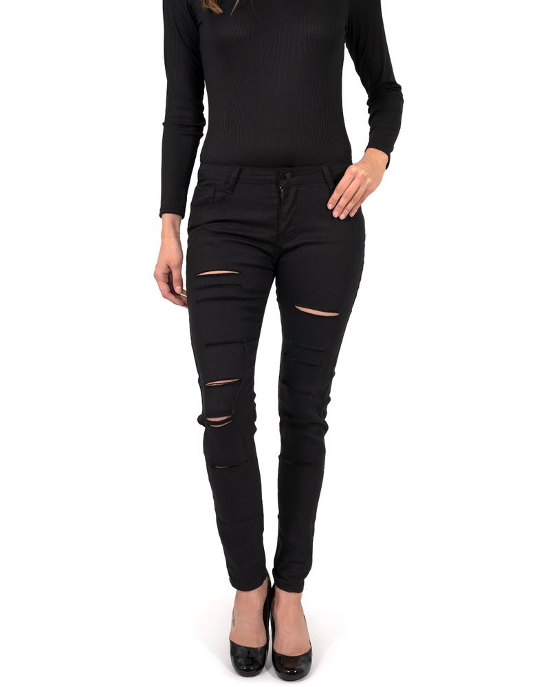 Clifton Ripped High Waist Skinny Jeans
