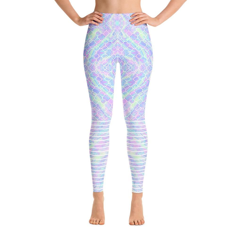 Nº8 - Yoga Pants Power Stretch Workout Leggings with High Waist Tummy Control